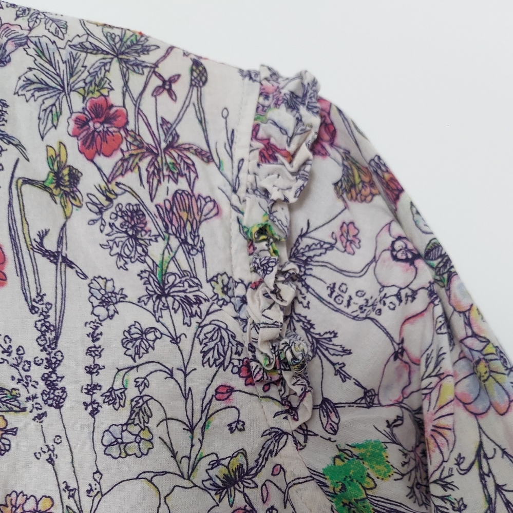 Colorful Floral Button Down - Picture 8 of 9